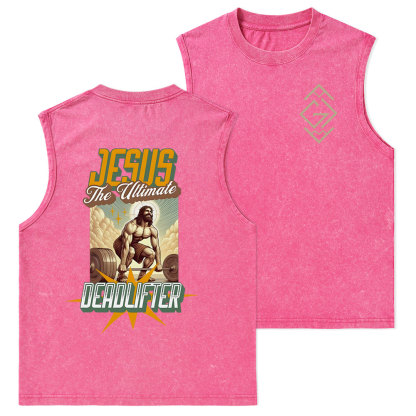 Jesus The Ultimate Christian Washed Tank Top