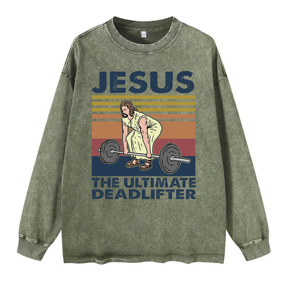 Sample Washed Long Sleeve T-Shirt Sale - GuidingCross