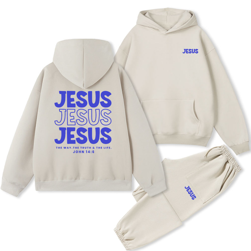 Sample Christian Fleece Hoodie Set Sale - GuidingCross