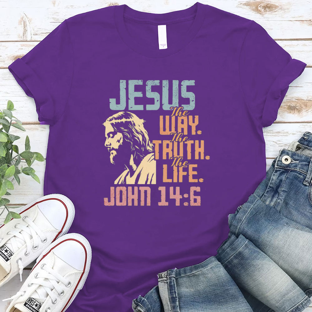 Jesus The Way The Truth The Life Christian T-Shirt