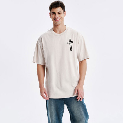 Jesus The Way The Truth The Life Christian Washed T-Shirt
