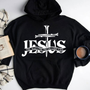 Image of Jesus The Way The Truth The Life Hoodie