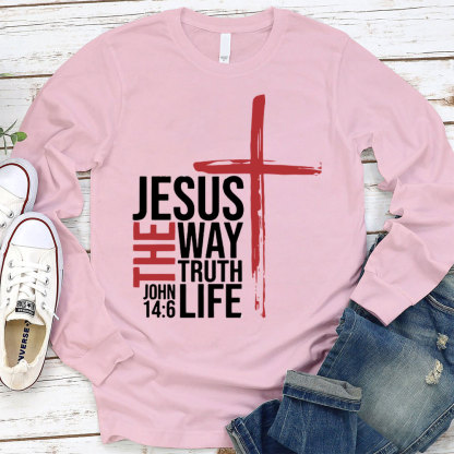 Jesus The Way To Truth Life Christian T-Shirt