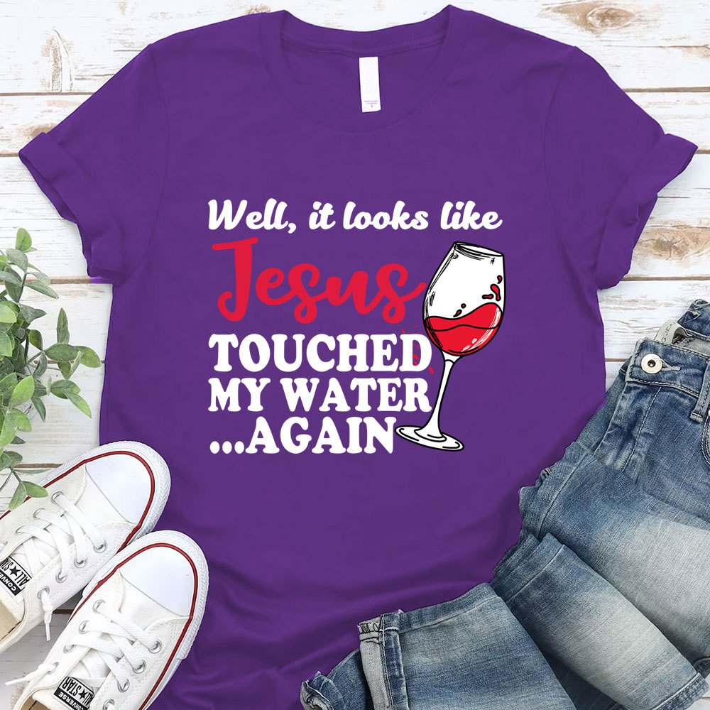 How Does Jesus Make His Wine Christian T-Shirt Sale-GuidingCross