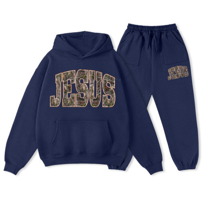 Jesus Tree Christian Premium Fleece Hoodie Set