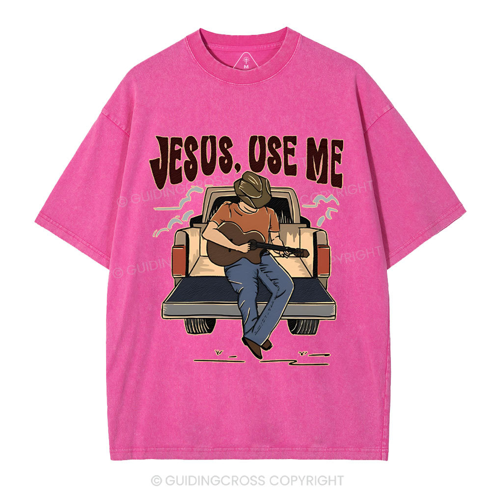 Jesus Use Me Christian Washed T-Shirt