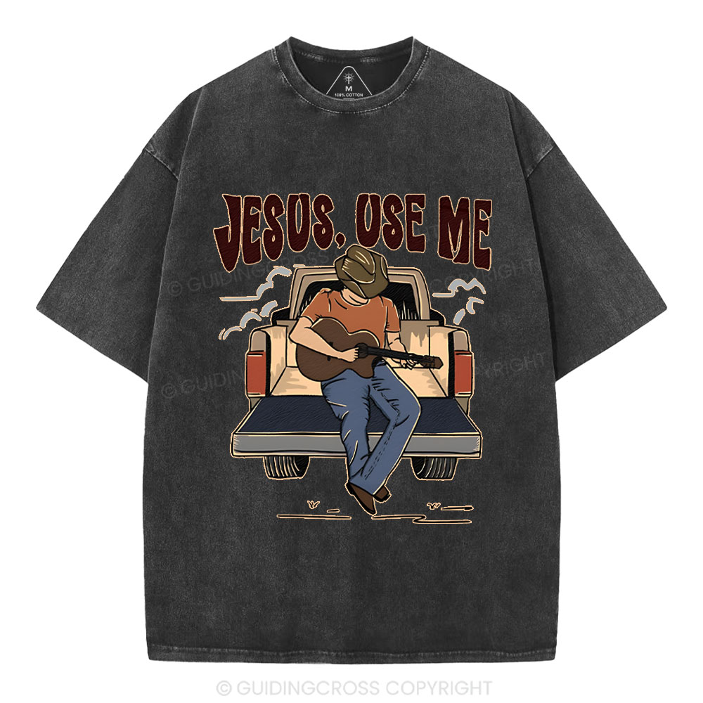 Jesus Use Me Christian Washed T-Shirt