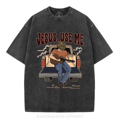 Jesus Use Me Christian Washed T-Shirt