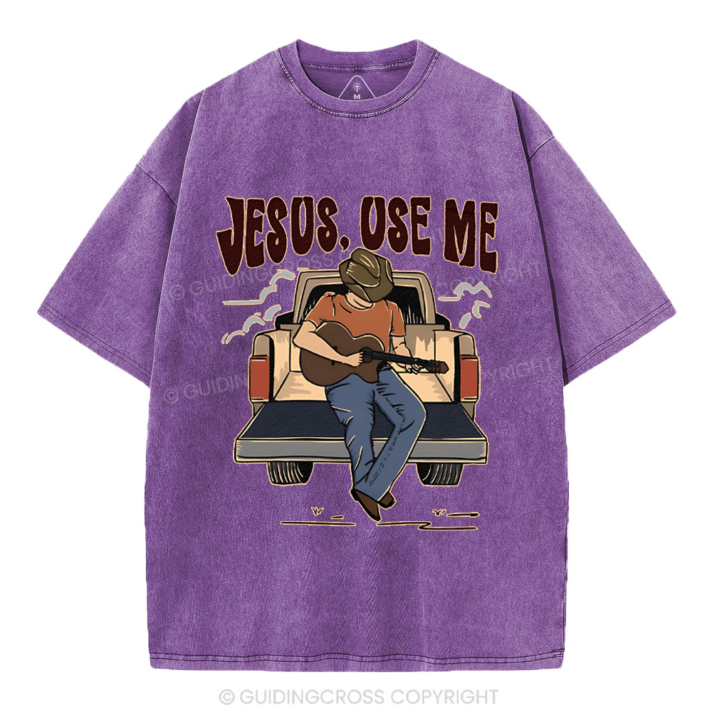 Jesus Use Me Christian Washed T-Shirt