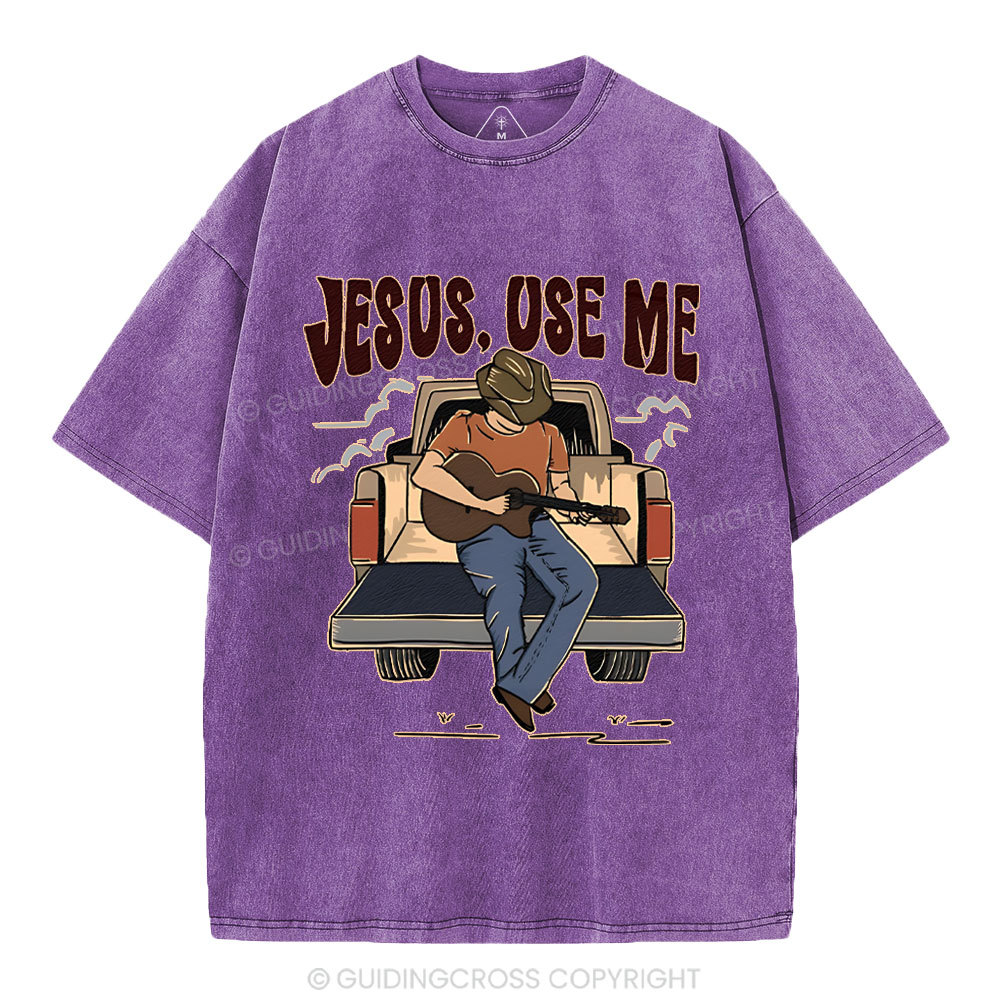 Jesus Use Me Christian Washed T-Shirt
