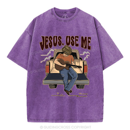Jesus Use Me Christian Washed T-Shirt