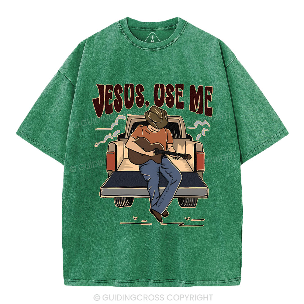 Jesus Use Me Christian Washed T-Shirt