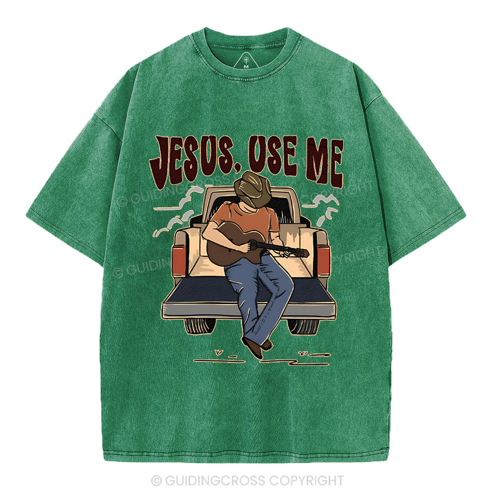 Jesus Use Me Christian Washed T-Shirt