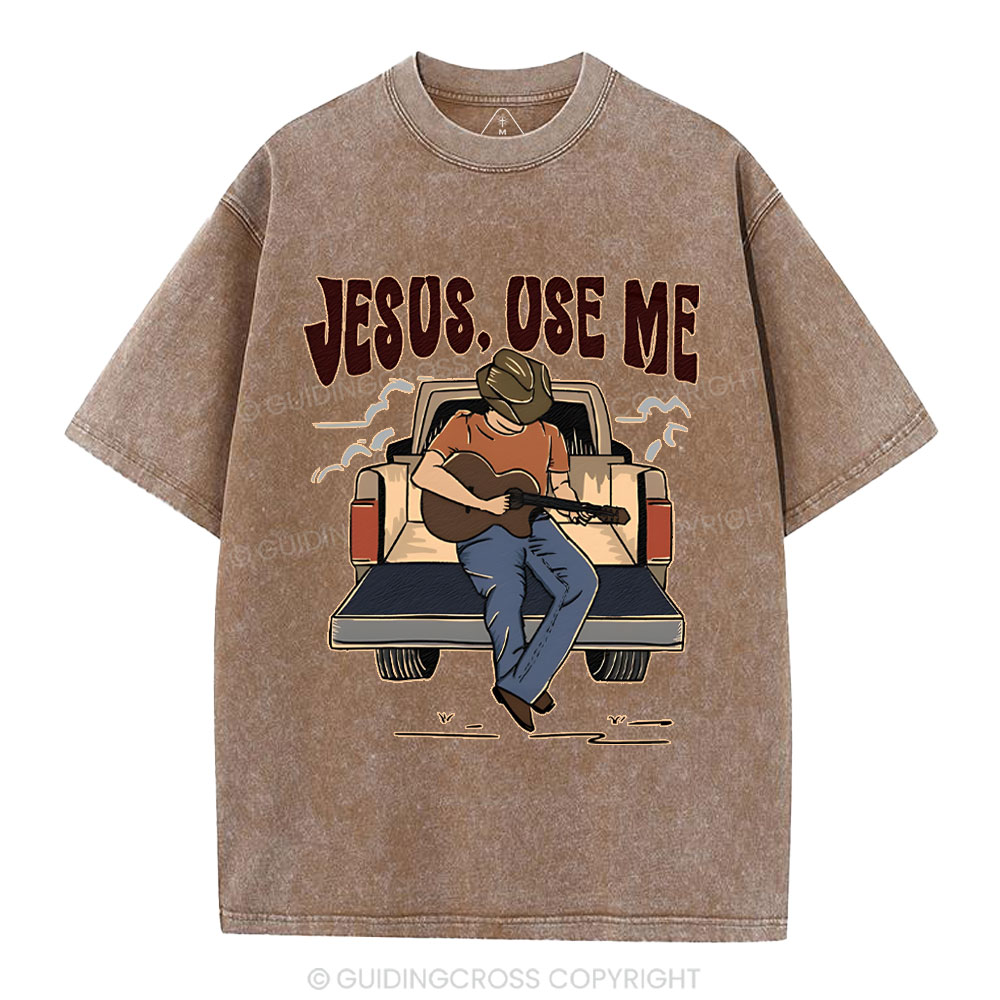 Jesus Use Me Christian Washed T-Shirt