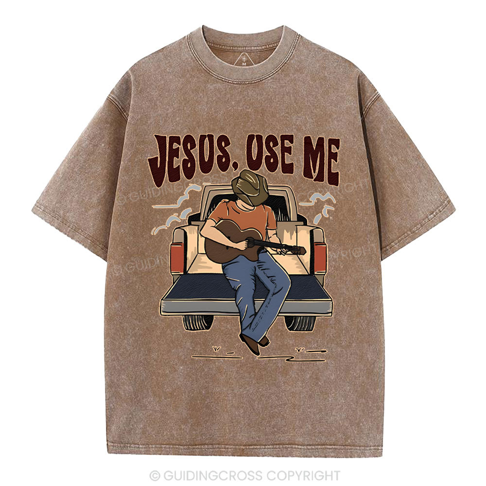 Jesus Use Me Christian Washed T-Shirt