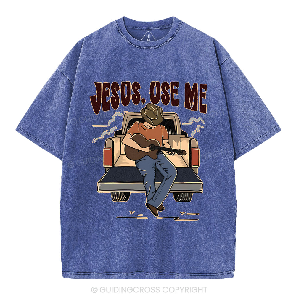 Jesus Use Me Christian Washed T-Shirt