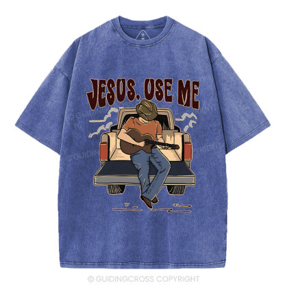 Jesus Use Me Christian Washed T-Shirt