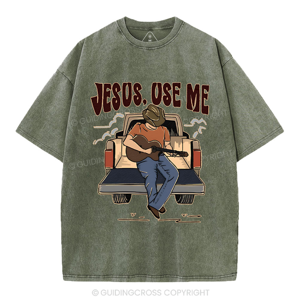 Jesus Use Me Christian Washed T-Shirt