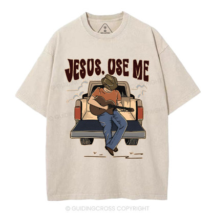 Jesus Use Me Christian Washed T-Shirt