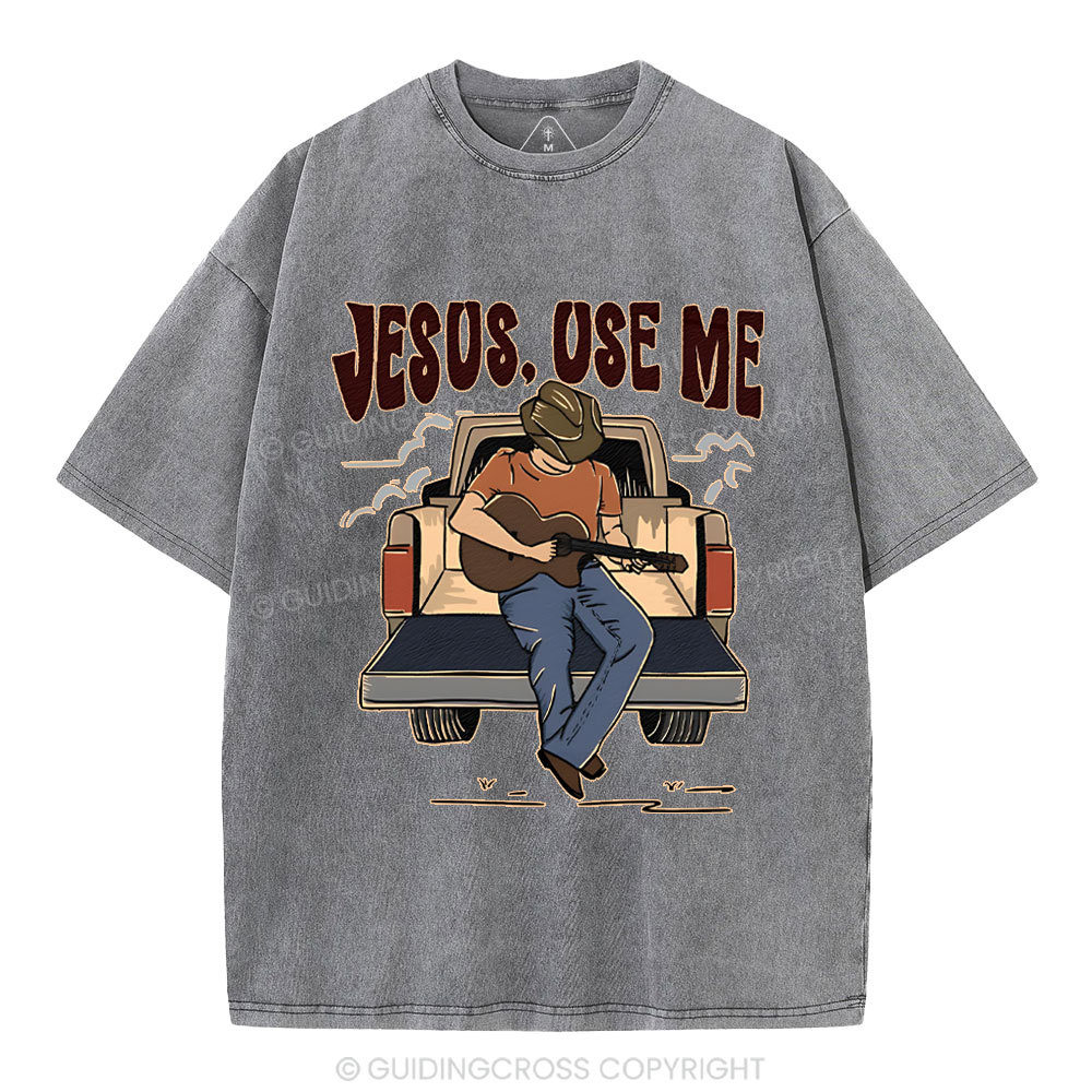 Jesus Use Me Christian Washed T-Shirt