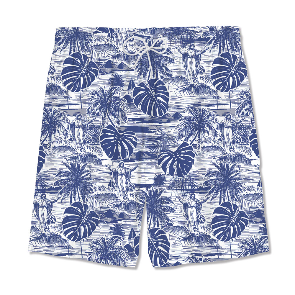 Frist Of All I'm God Pieces Christian Hawaiian Shirt Sale - GuidingCross