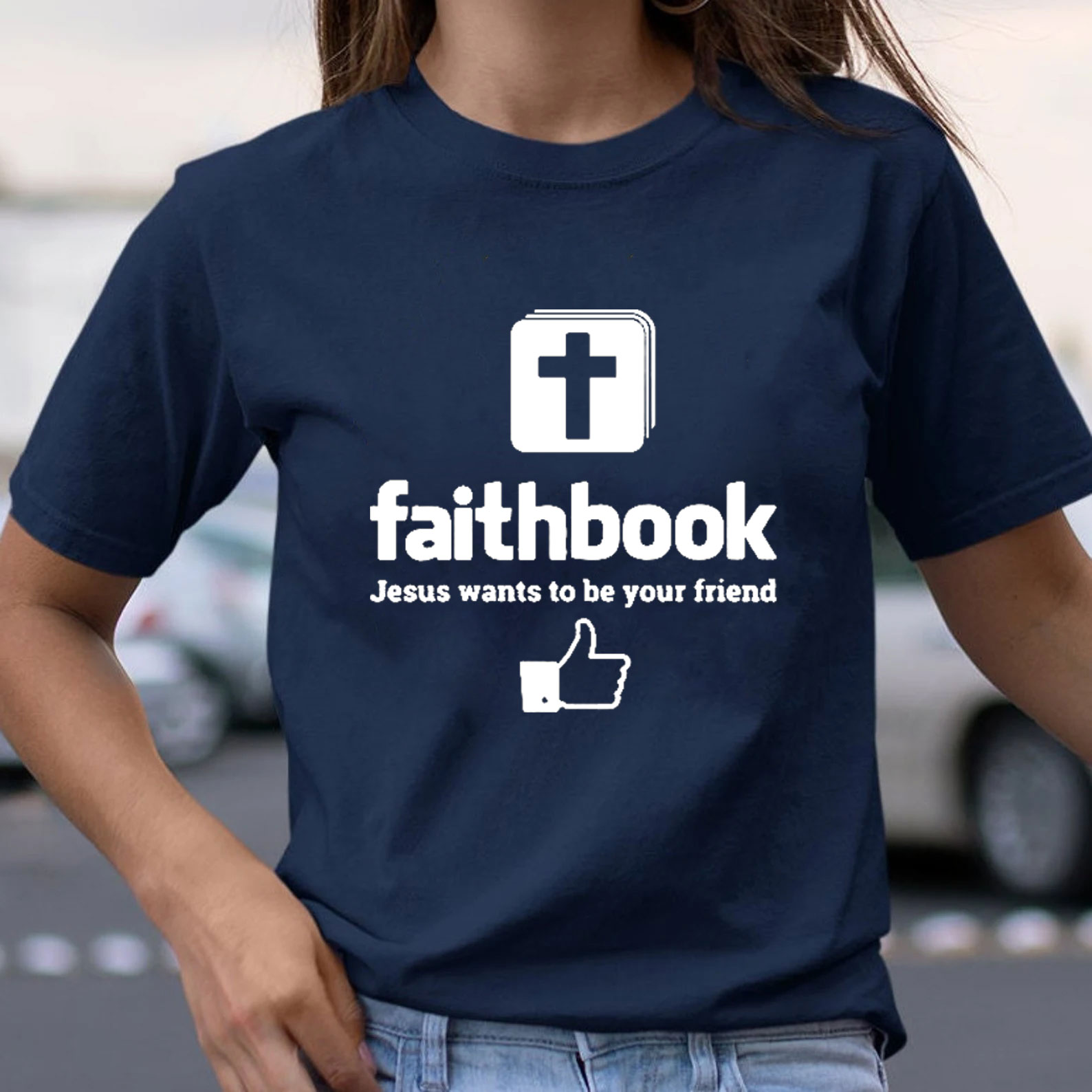 Jesus Want To Be Your Friend Christian T-Shirt