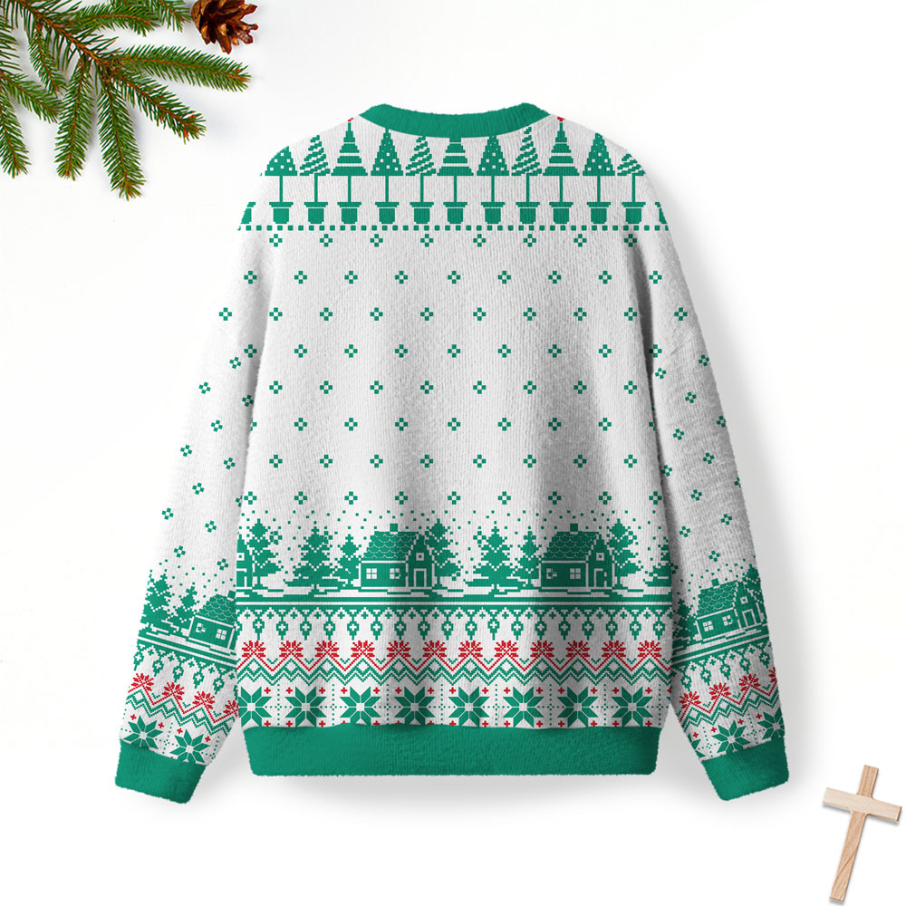 Jesus Was The First Scarecrow Christian Lightweight Sweater
