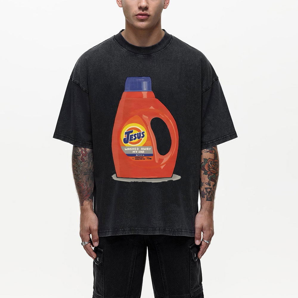 Jesus Washed Away Christian Washed T-Shirt