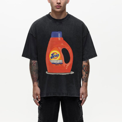 Jesus Washed Away Christian Washed T-Shirt