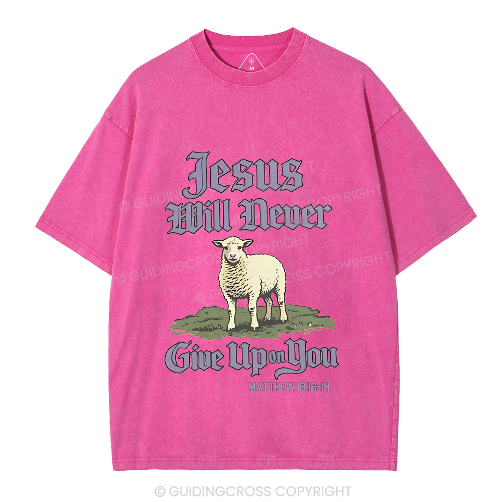 New-Sample Christian Washed T-Shirt Sale - GuidingCross