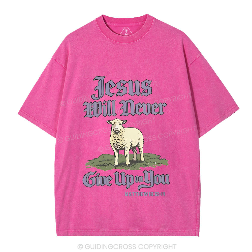 New-Sample Christian Washed T-Shirt Sale - GuidingCross