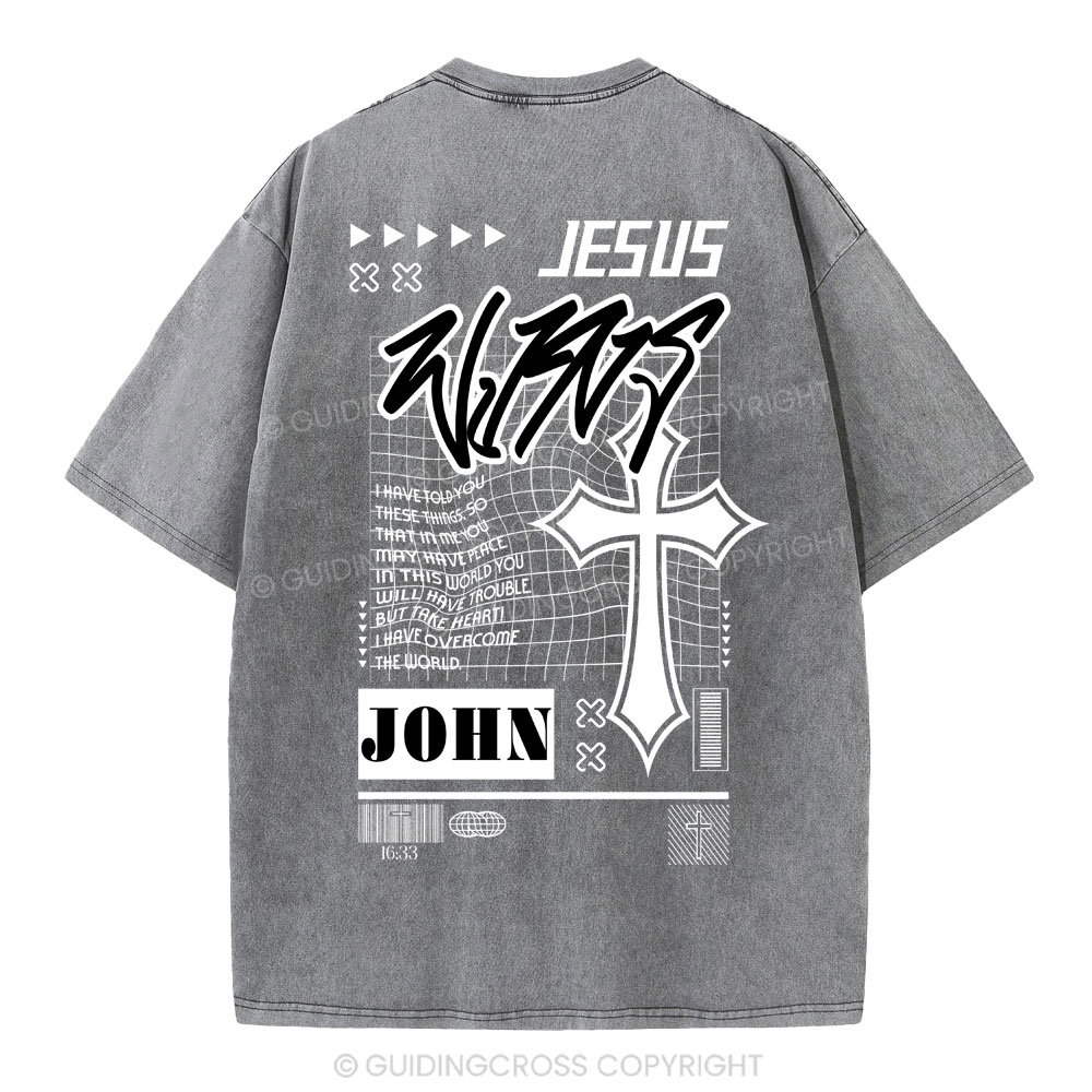 New-Sample Christian Washed T-Shirt Sale - GuidingCross