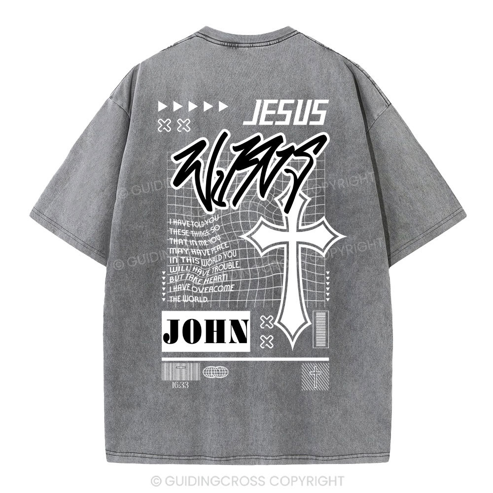 New-Sample Christian Washed T-Shirt Sale - GuidingCross