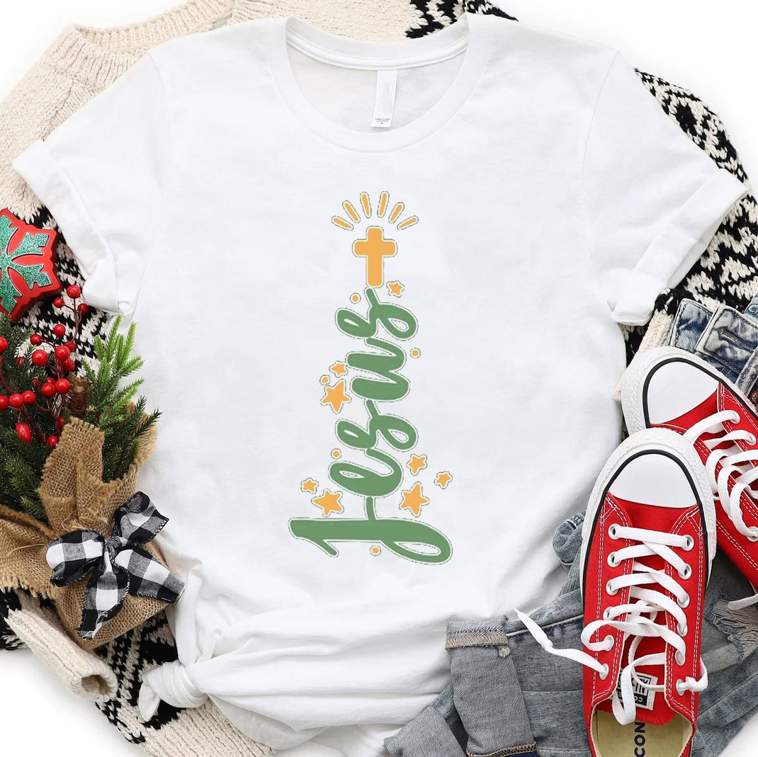 Jesus With Light Christian T-Shirt