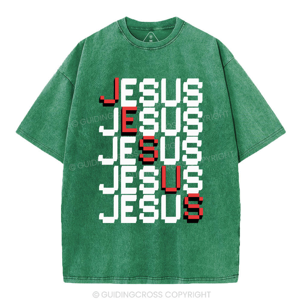 Jesus christian Washed T-Shirt