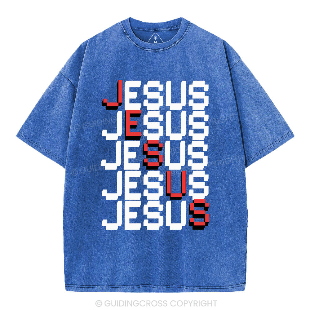 Jesus christian Washed T-Shirt