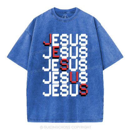 Jesus christian Washed T-Shirt