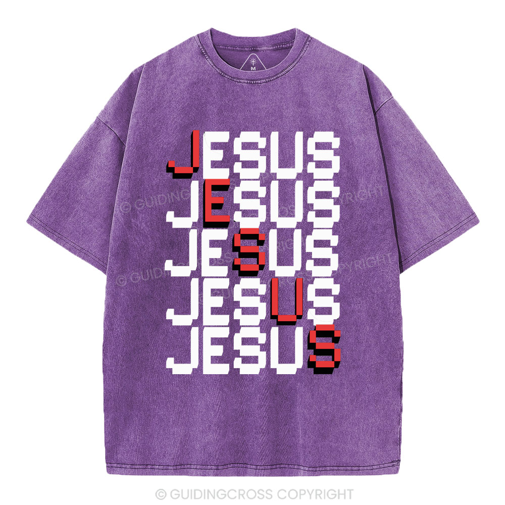 Jesus christian Washed T-Shirt