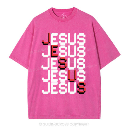 Jesus christian Washed T-Shirt