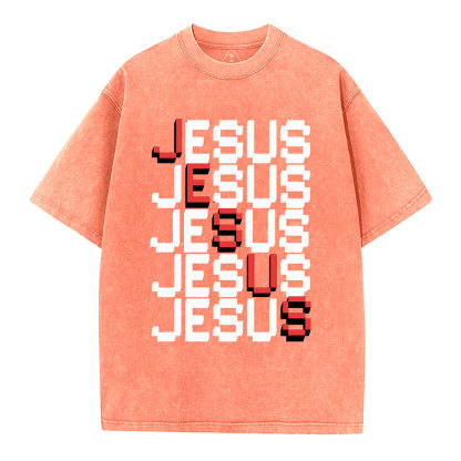Jesus christian Washed T-Shirt