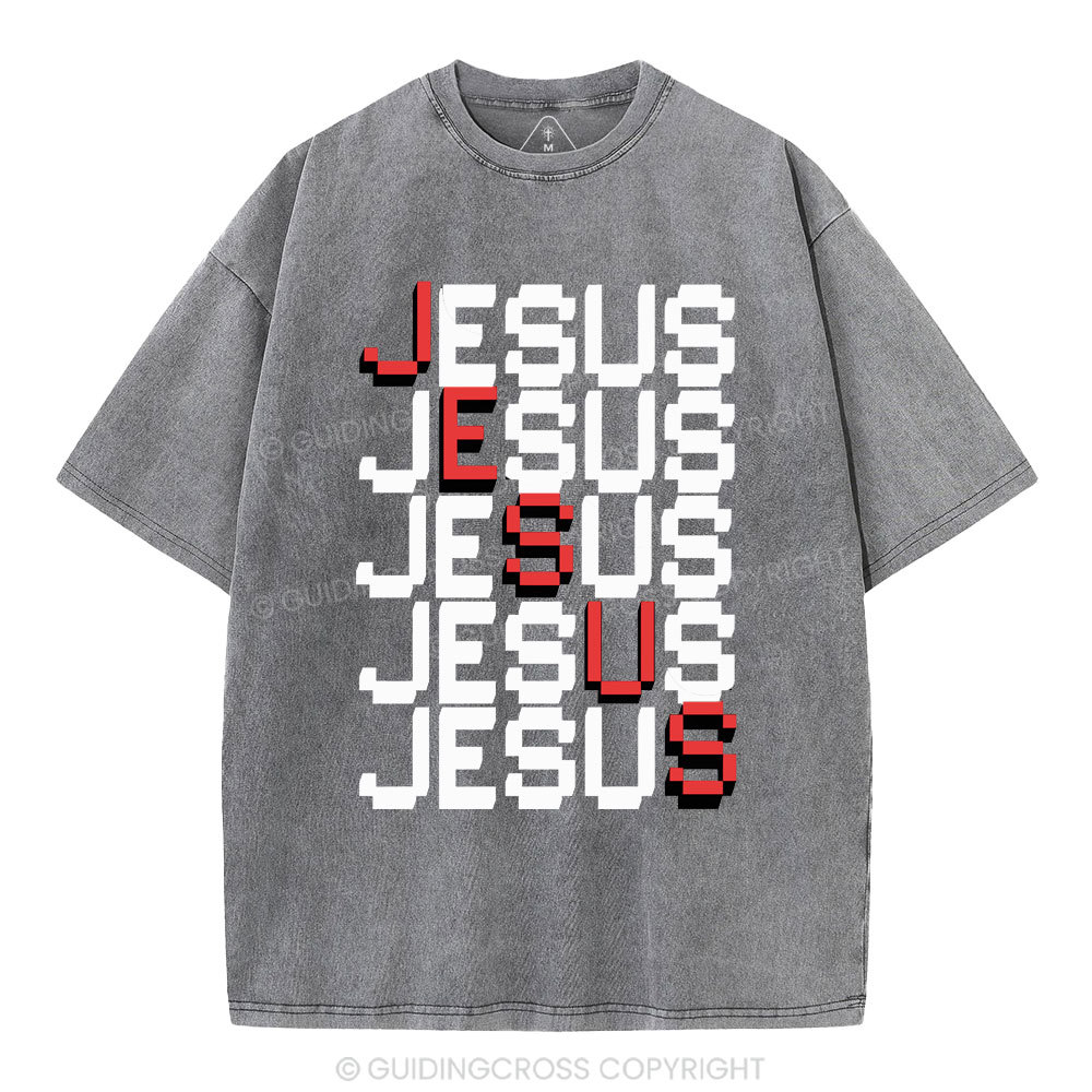 Jesus christian Washed T-Shirt