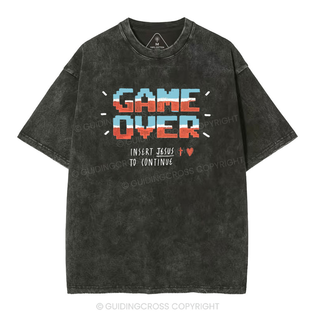Jesus continues Christian Washed T-Shirt