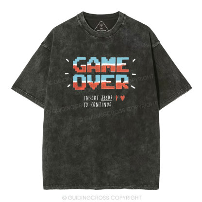 Jesus continues Christian Washed T-Shirt