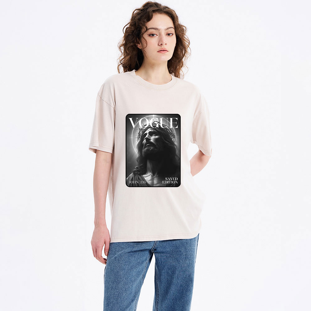 Jesus magazine Christian Washed T-Shirt