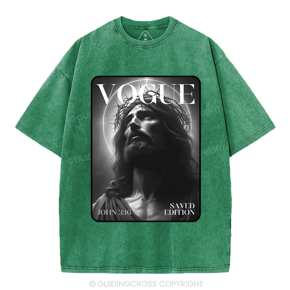 Jesus magazine Christian Washed T-Shirt