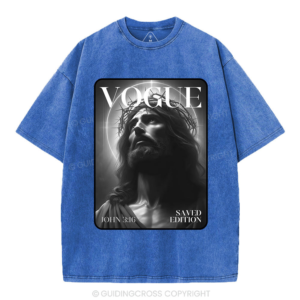 Jesus magazine Christian Washed T-Shirt