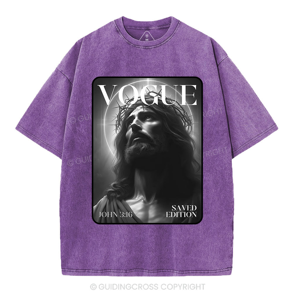 Jesus magazine Christian Washed T-Shirt