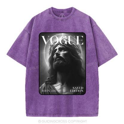 Jesus magazine Christian Washed T-Shirt