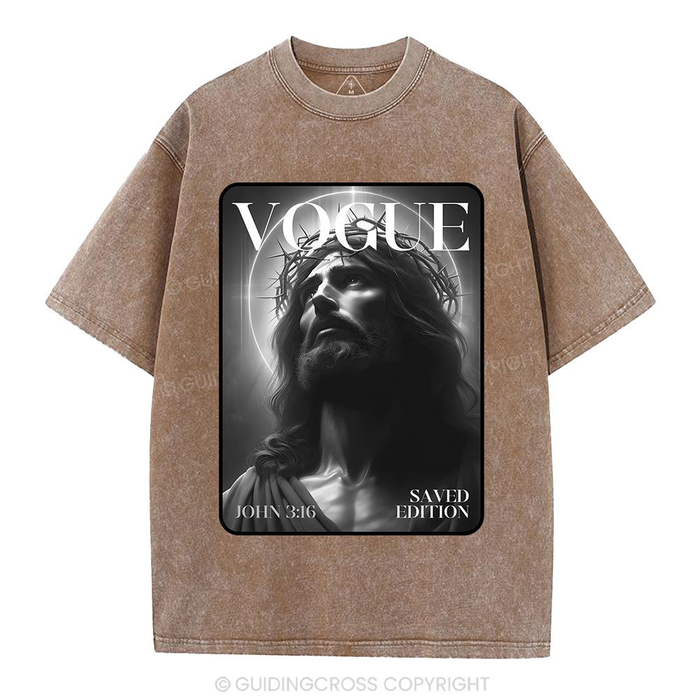 Jesus magazine Christian Washed T-Shirt
