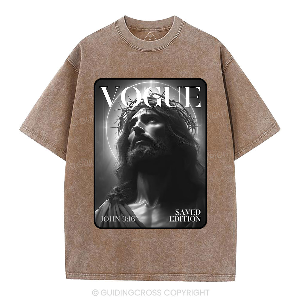 Jesus magazine Christian Washed T-Shirt